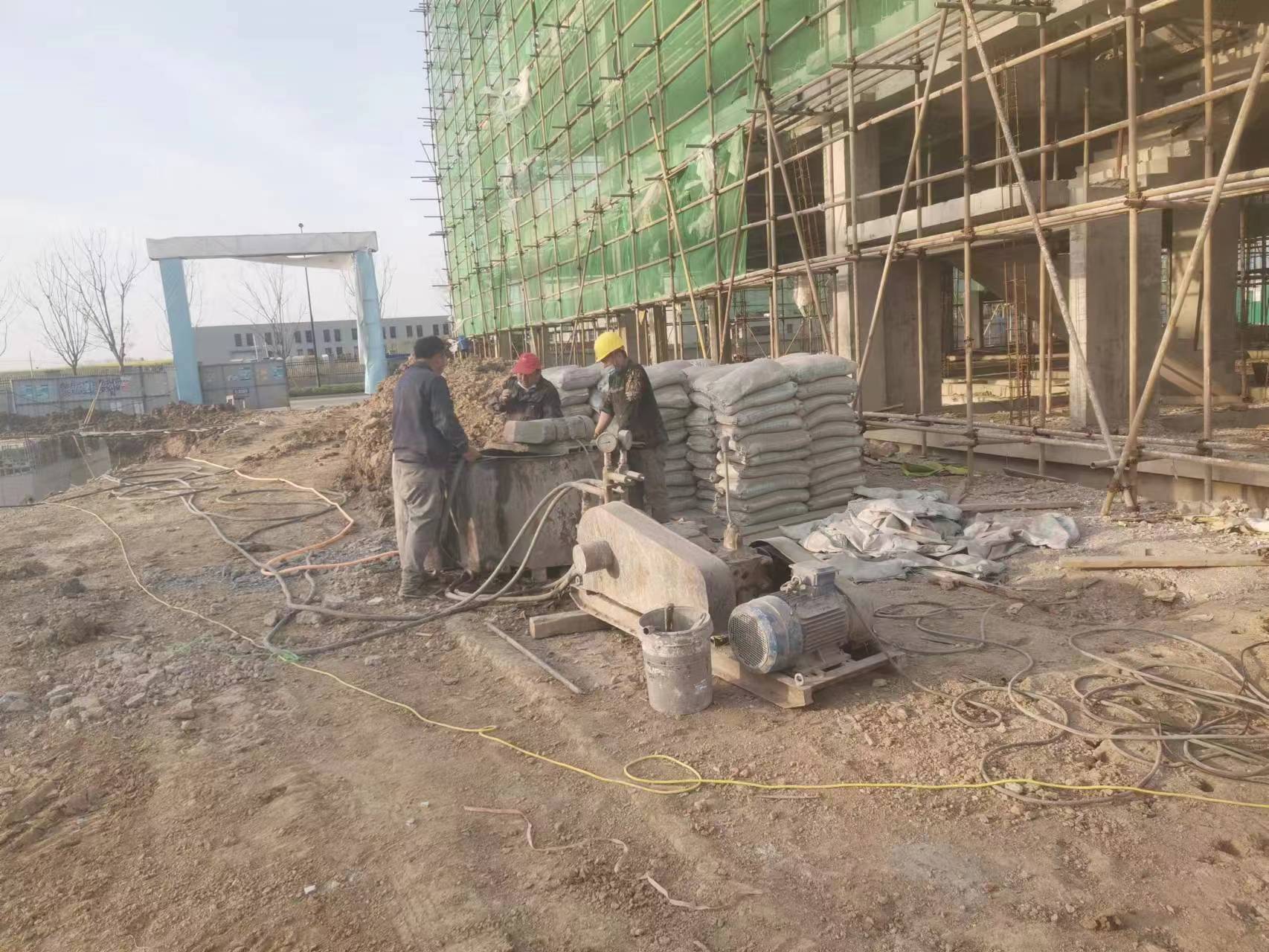 北塔别墅下沉注浆